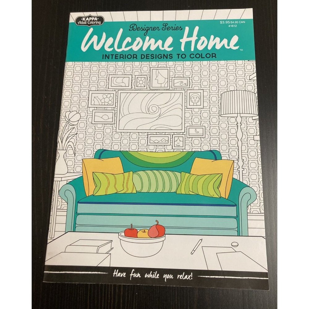 Kappa Adult Coloring Interior Designs To Color Book Have Fun While You Relax!
